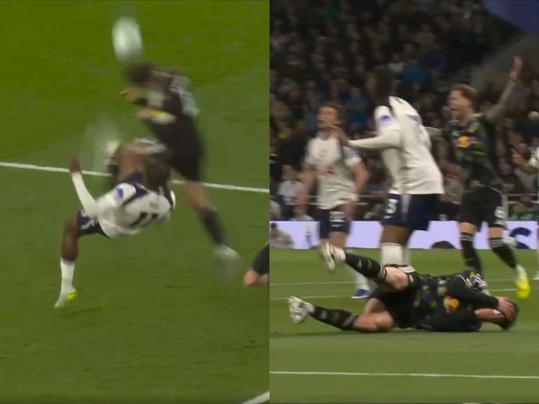Marcó el gol que salvaba al Tottenham del descenso pero cometió un insólito penal de chilena