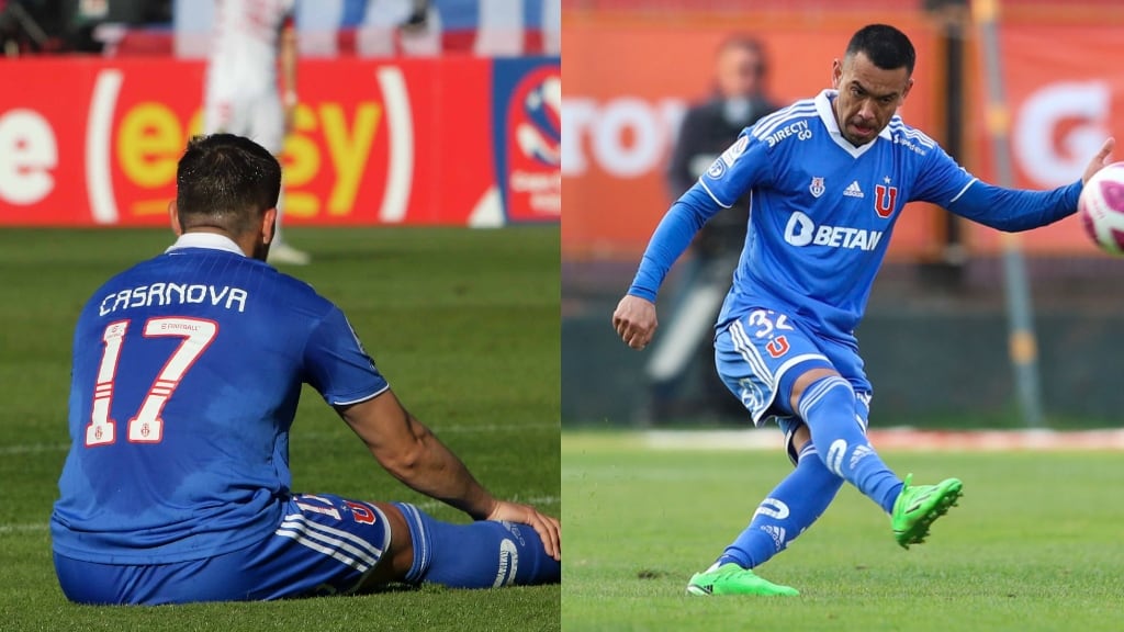 U de Chile detalla el parte médico de los lesionados Luis Casanova y Nery Domínguez