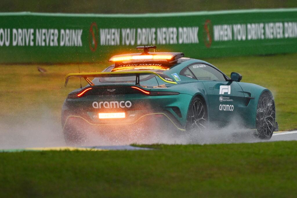 ¡No hubo caso! Temporal de lluvia en Interlagos pospuso la qualy del GP de Brasil 2024 de la Fórmula 1 | Getty Images