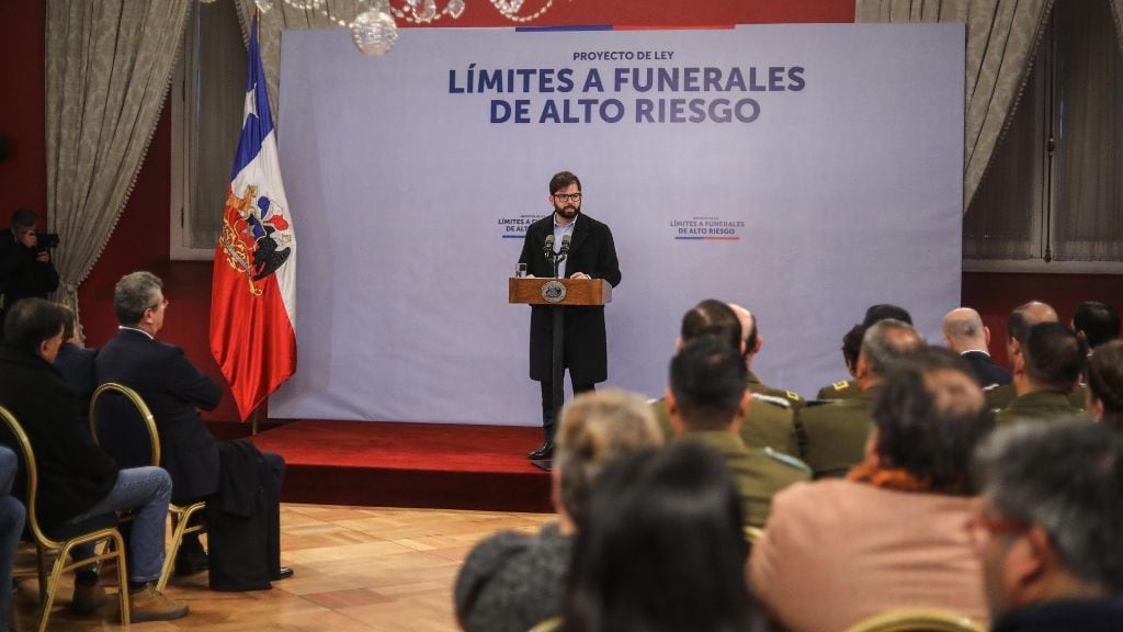 Ley narcofunerales, funerales narco, presidente gabriel boric, funerales de alto riesgo, 1024x576 jpg ok