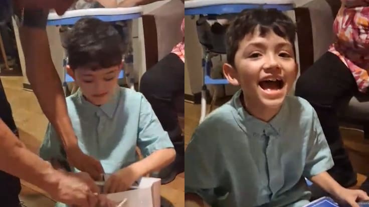 ¿Futuro abogado? Niño chileno se emociona al recibir de regalo en Navidad el Código Procesal Penal