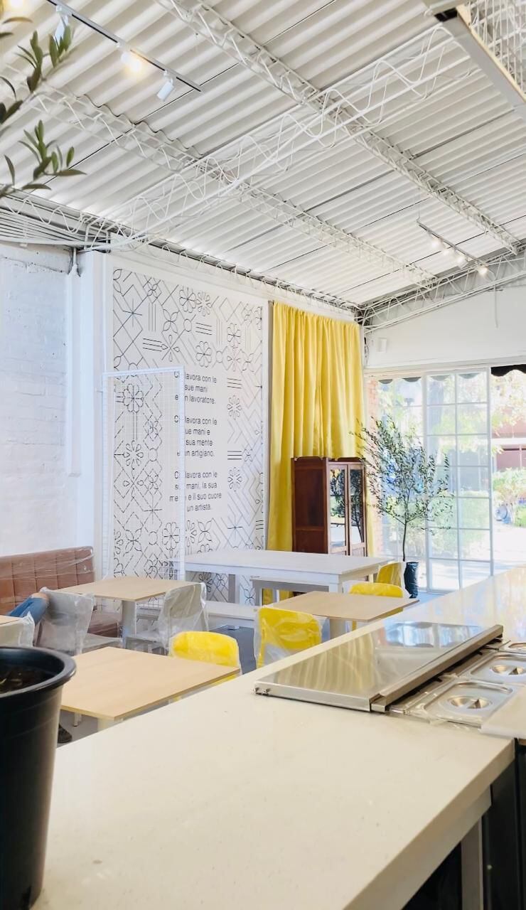 Así es el interior del nuevo local de Alleria, el que estará ubicado en avenida Italia.