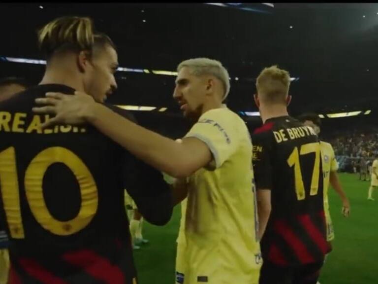 Diego Valdés dijo presente y enfrentó al Manchester City en el triunfo de los ingleses ante el América