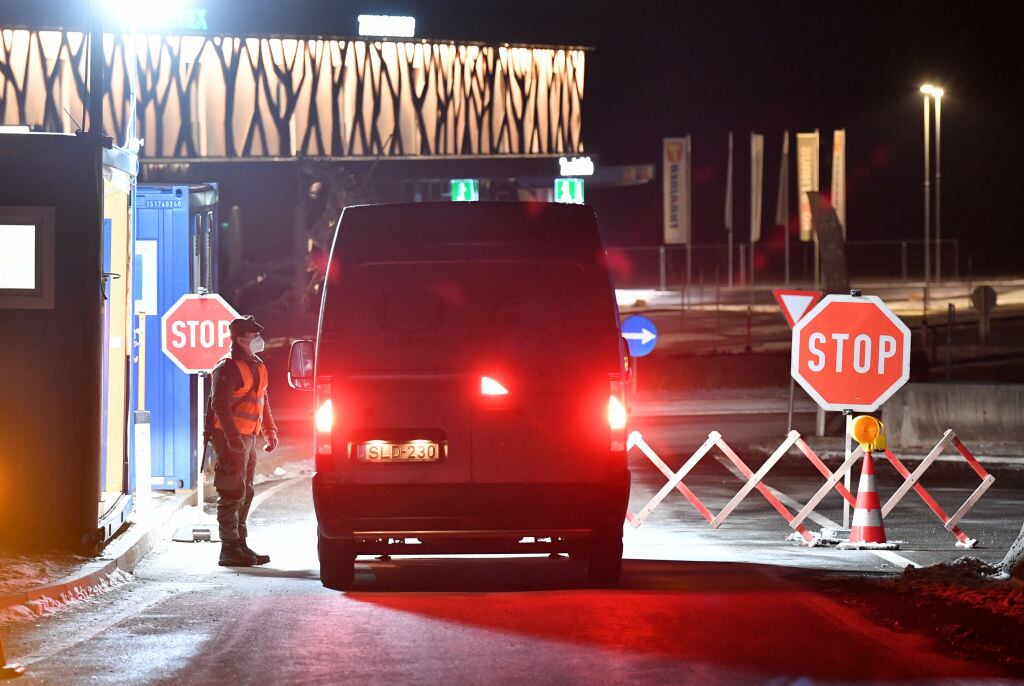 En Oberaudorf se controla el paso fronterizo entre Alemania y Austria