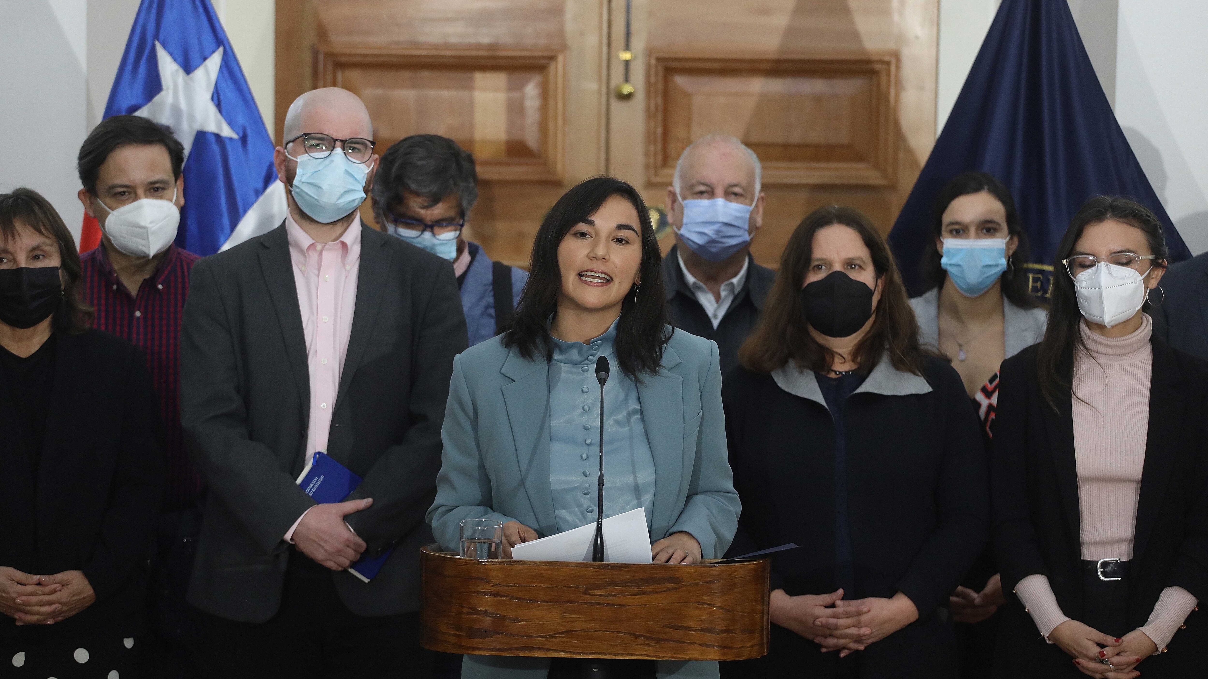 16 de mayo del 2022/SANTIAGOGobierno por medio de la ministra del Interior Izkia Siches, decreta de estado de emergencia en la macro zona sur.
FOTO: SEBASTIAN BELTRAN GAETE/AGENCIAUNO