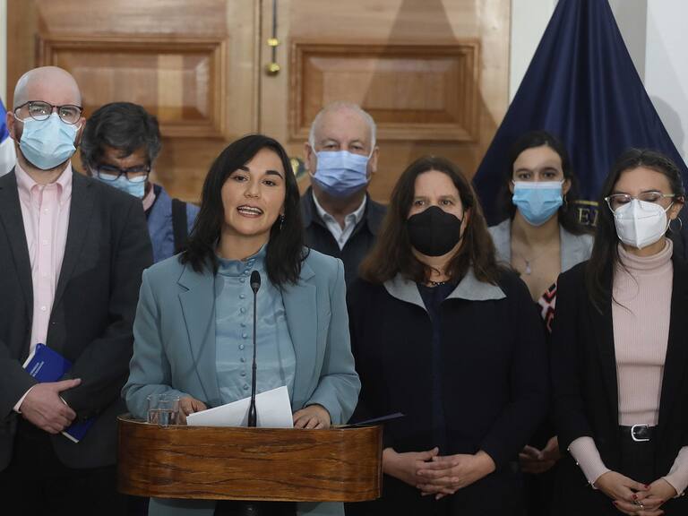 16 de mayo del 2022/SANTIAGOGobierno por medio de la ministra del Interior Izkia Siches, decreta de estado de emergencia en la macro zona sur.
FOTO: SEBASTIAN BELTRAN GAETE/AGENCIAUNO