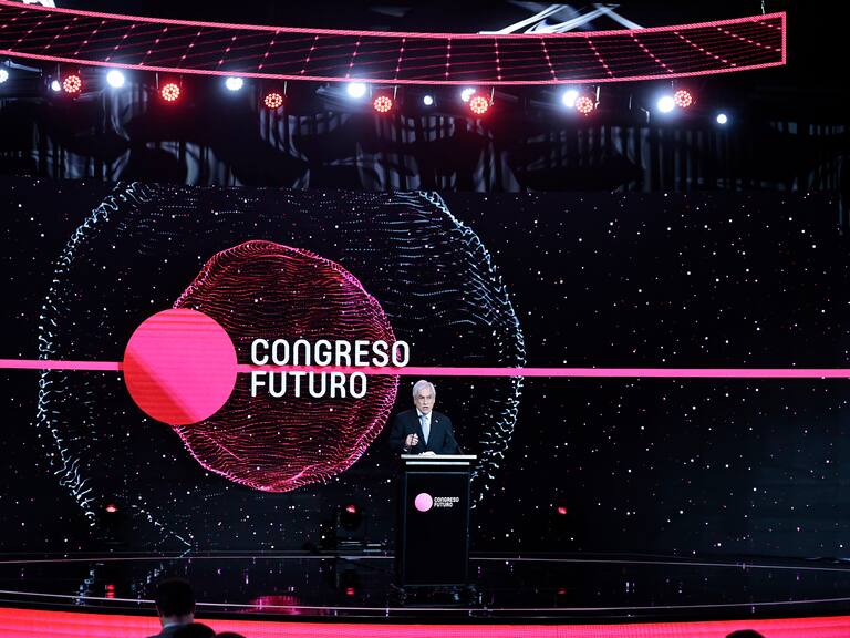 17 de enero 2022/SantiagoEl Presidente de la República Sebatián Pieñra participa de la inauguración del Congreso Futuro 2022.
FOTO: KARIN POZO/AGENCIAUNO