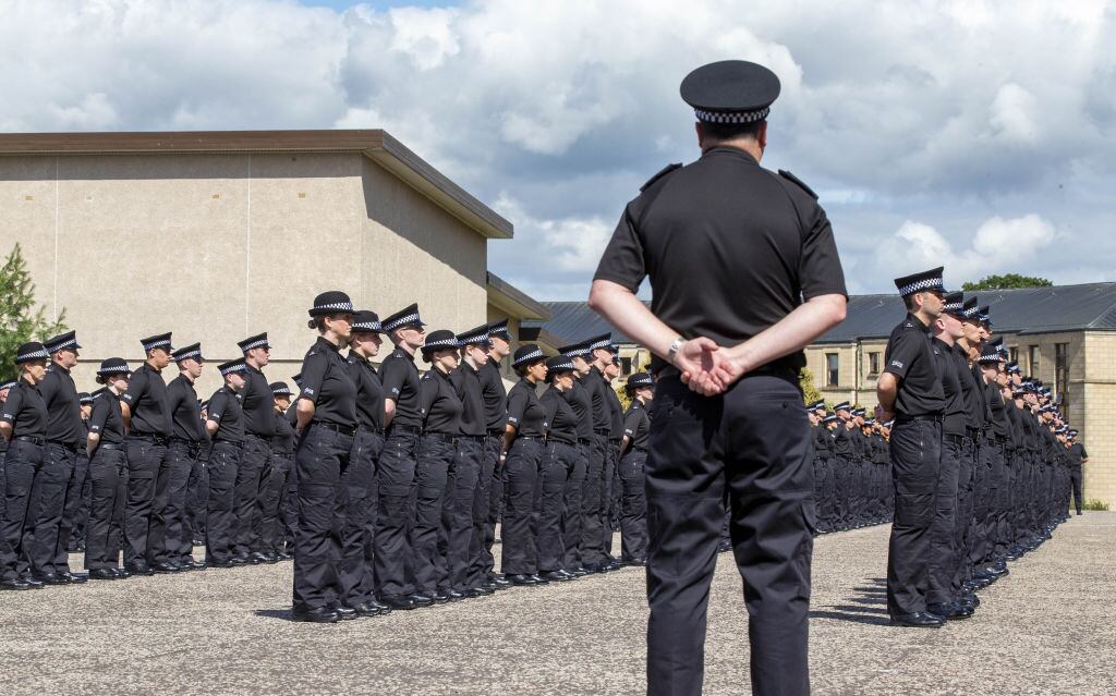 La Policía de Escocia recibe nuevos postulantes