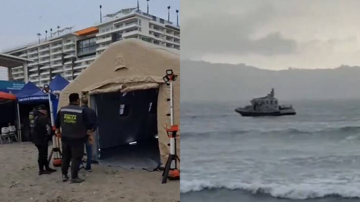Desapareció en pleno rescate: continúa búsqueda de niño argentino que fue arrastrado por el mar en Coquimbo