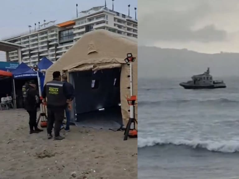 Capturas X @Armada_Chile