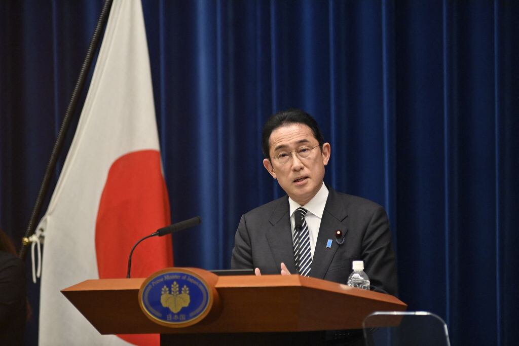 El primer ministro de Japón Fumio Kishida