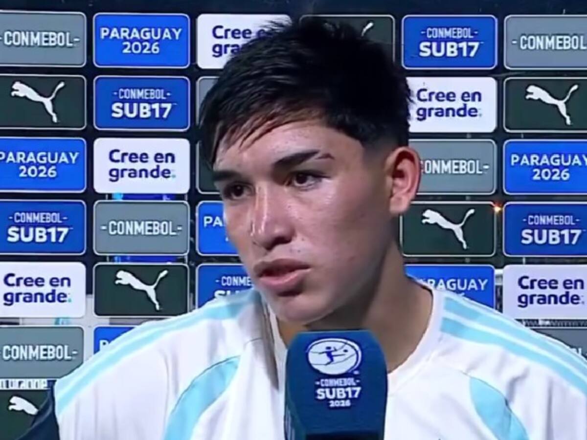 Mal perdedor: la vergonzosa declaración de un seleccionado argentino tras la final del Sudamericano Sub 17