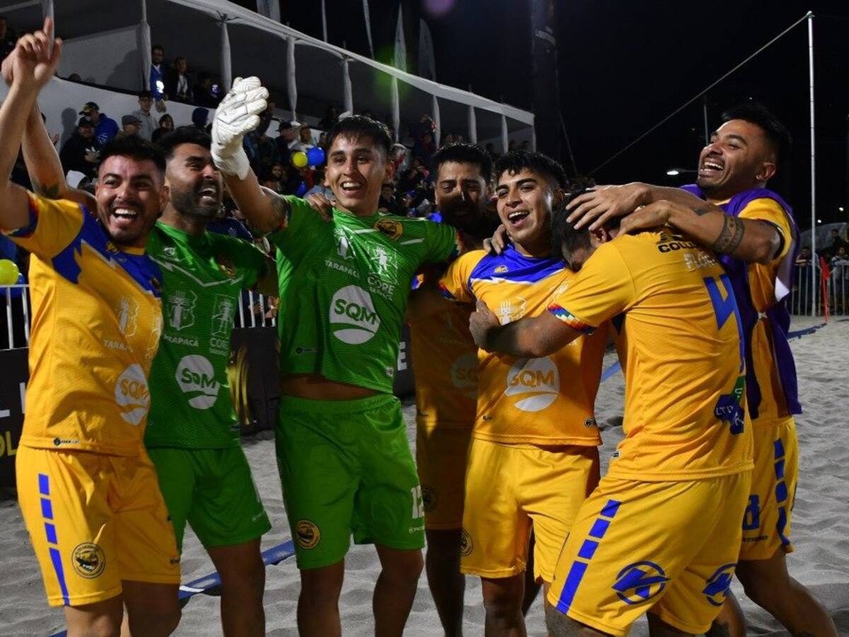 ¡Triunfo histórico! Municipal Alto Hospicio derrotó a Vasco Da Gama y avanzó a las semis de la Libertadores Fútbol Playa