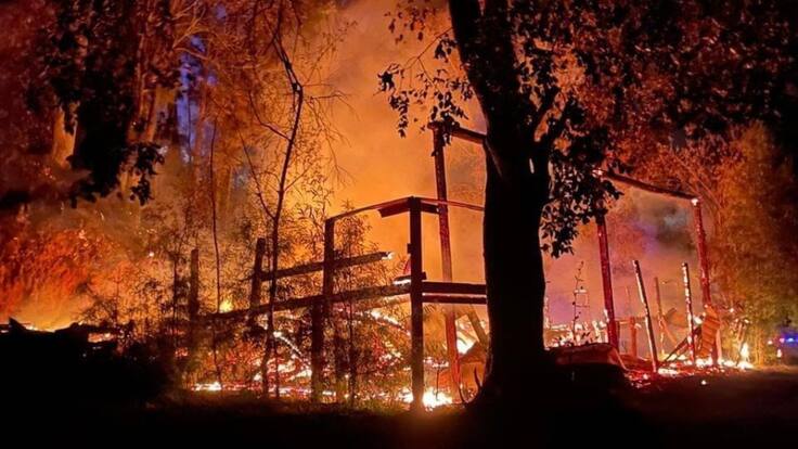 Ataque incendiario en Contulmo: así es el mensaje con que WAM solicitó la liberación del condenado por el asesinato del cabo Naín