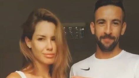 Gala Caldirola y Mauricio Isla