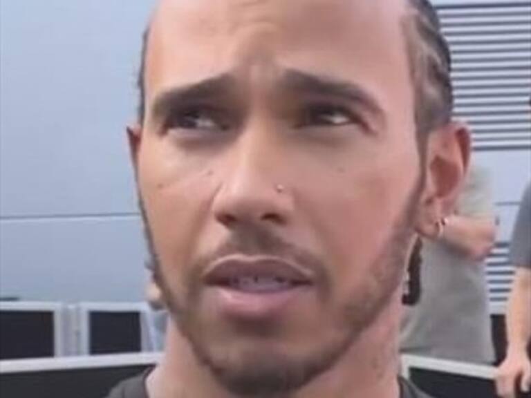 La reacción de Lewis Hamilton al ver el accidente que cobró la vida de Antoine Hubert