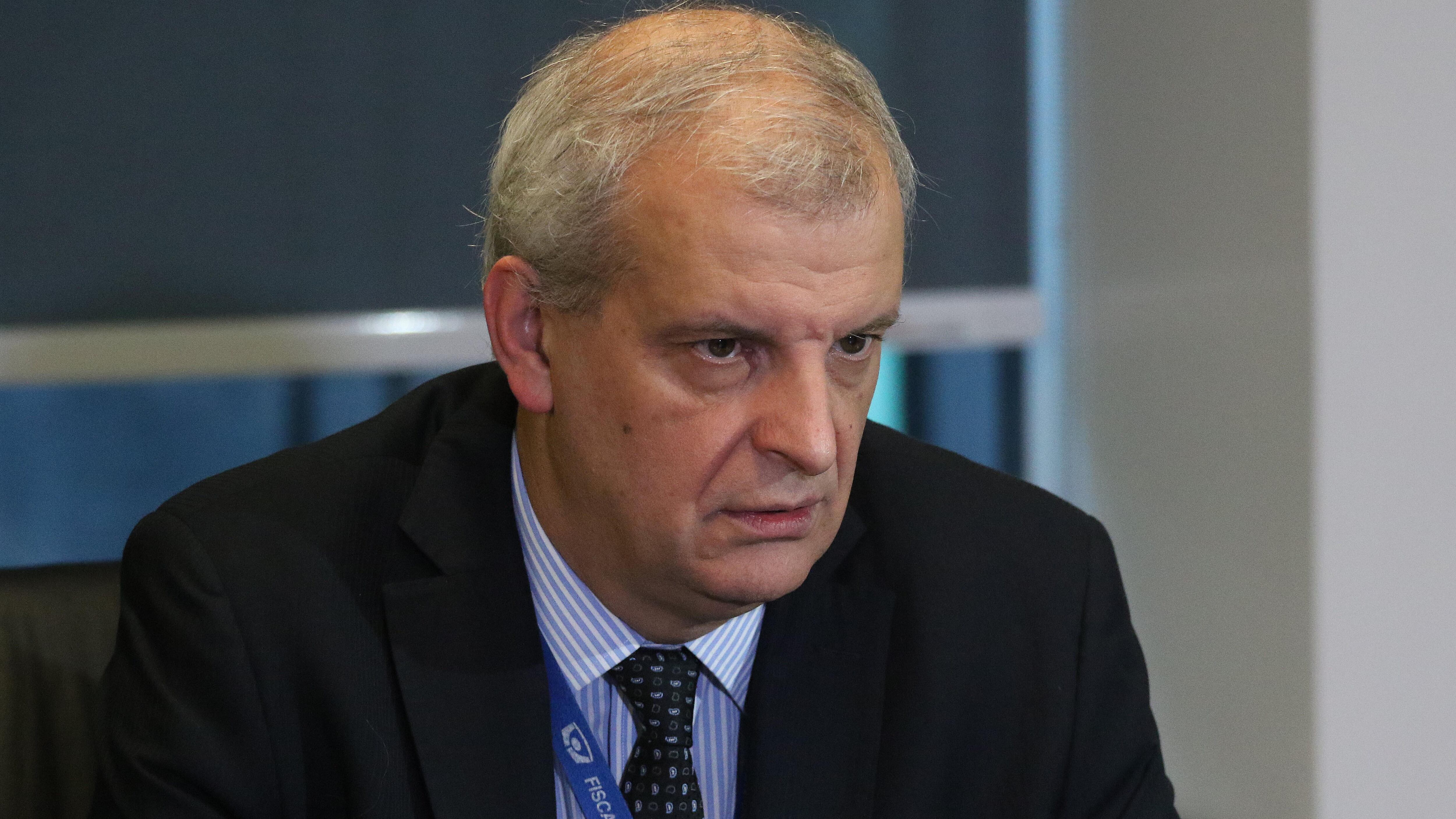 22 de mayo de 2019/SANTIAGO Solicitan a fiscal centro norte, Xavier Armendáriz, un fiscal con dedicación exclusiva para que investigue los casos de violencia y delincuencia dentro del Instituto Nacional.
FOTO: SEBASTIAN BELTRANGAETE/AGENCIAUNO