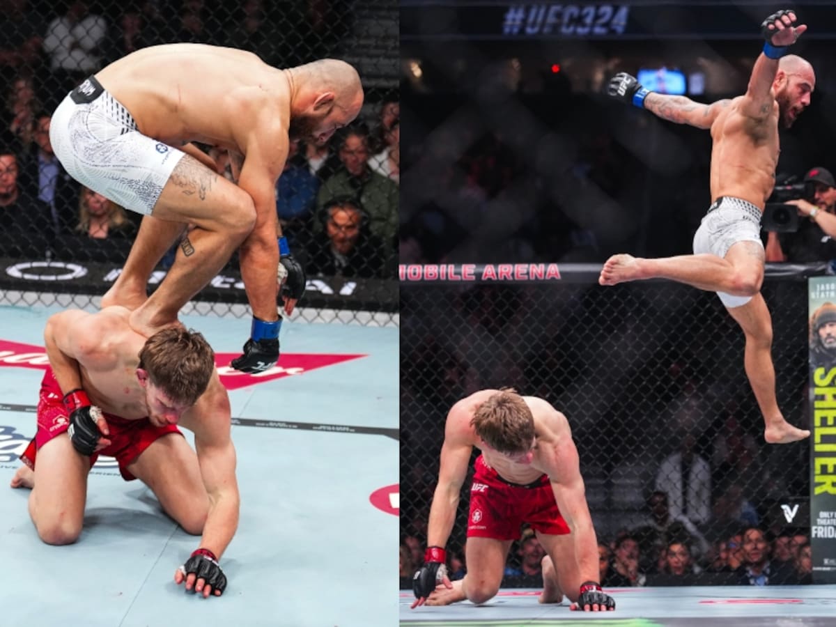 Se subió a su espalda en pleno combate y luego se rió en su cara: la escena más humillante que dejó el UFC 324