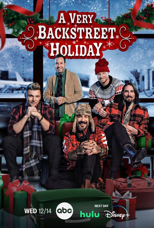 Poster promocional de «A Very Backstreet Holiday”