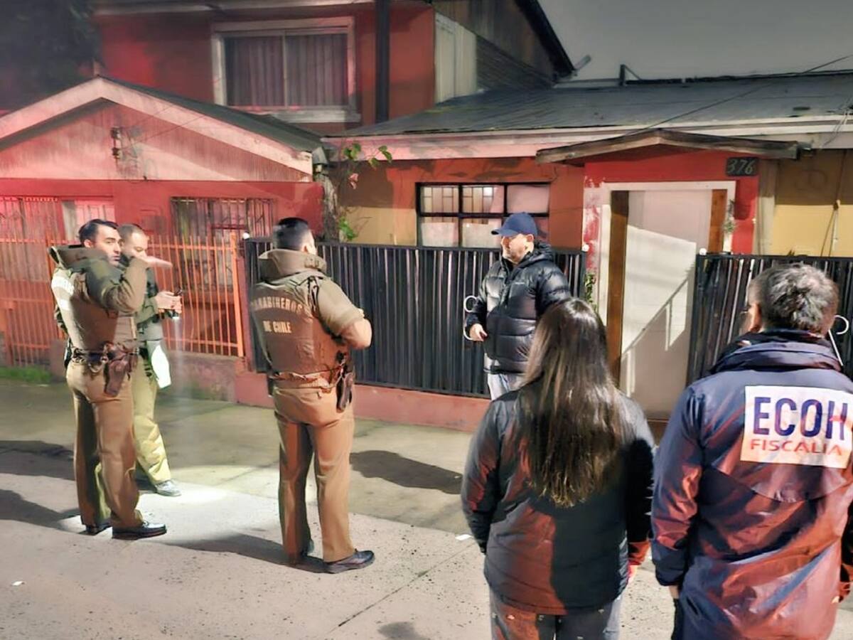 Mujer recibe disparo dentro de su casa y queda en riesgo vital en Talcahuano: investigan presunta bala perdida