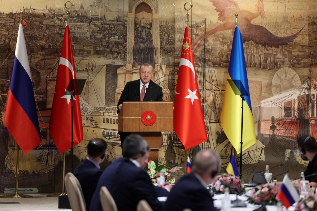 Recep Erdogan abre las negociaciones entre Rusia y Ucrania en Estambul