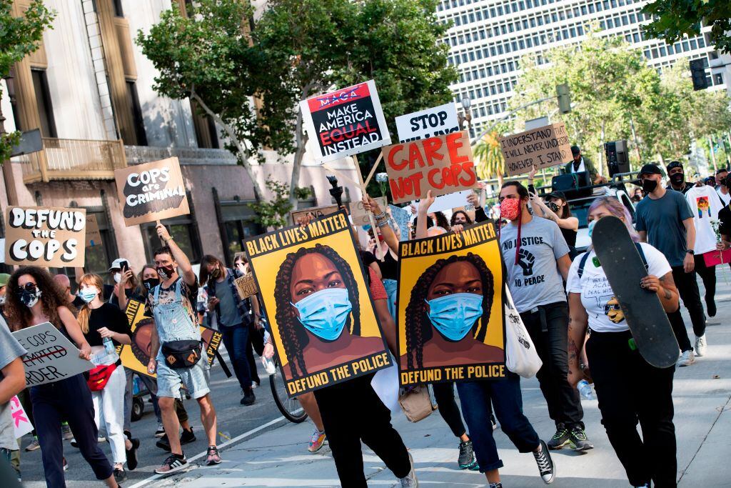 Protestas contra el racismo en California