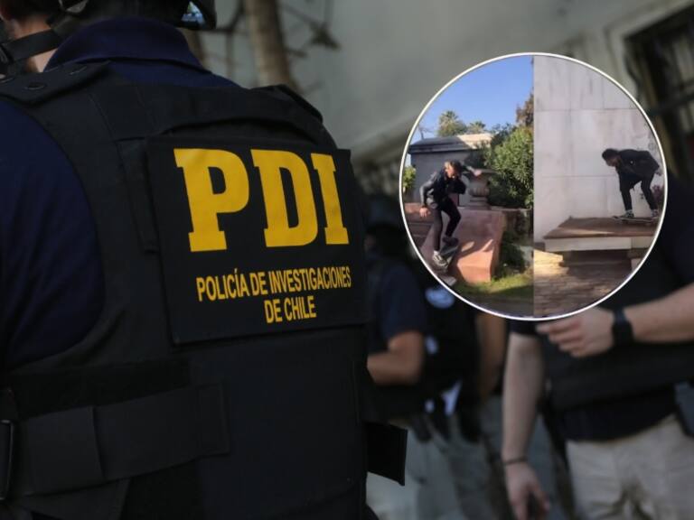 PDI realiza diligencias en domicilio de acusado de profanar tumbas en Cementerio General