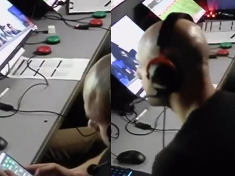 Estaba en la cabina del VAR: árbitro es captado entrando a una casa de apuestas en pleno partido