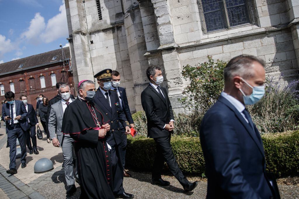 El vocero episcopal francés Éric de Moulins-Beaufort en Reims