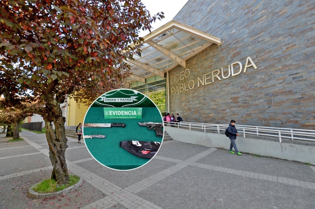 Liceo Pablo Neruda de Temuco - Armas