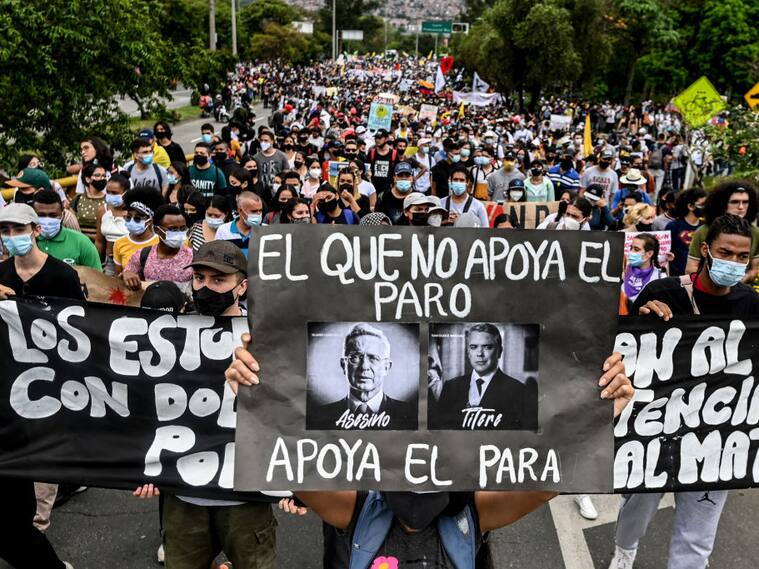 Masivas protestas en Colombia contra el gobierno de Iván Duque