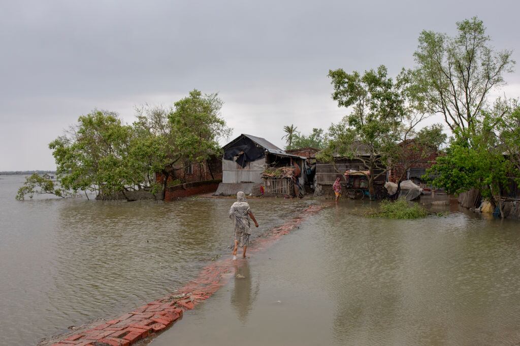 Un ciclón genera inundaciones en Bangladesh