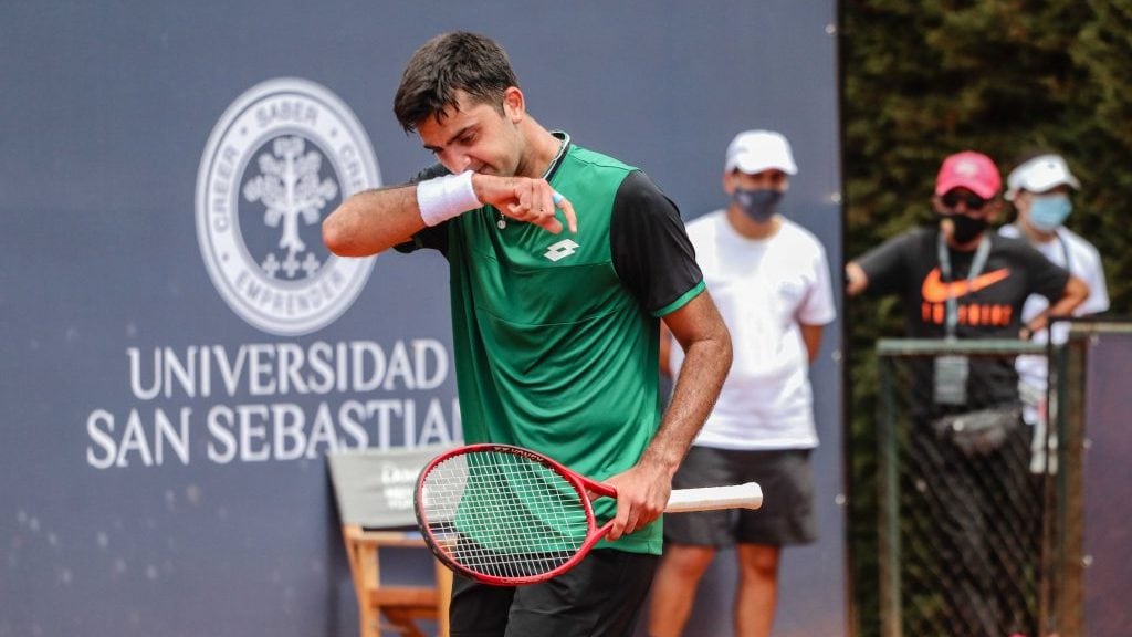 17 de Febrero de 2021 / CONCEPCION
Federico Coria a derrota a Tomas Barrios en ATP Challenger de Concepcion, durante el estado de catastrofe de la pandemia covid-19
FOTO: RODRIGO GAJARDO / AGENCIAUNO
