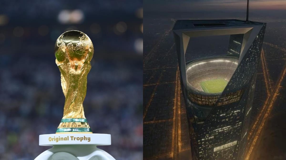 Descabellado: el estadio “en el cielo” que quiere construir Arabia Saudita para el Mundial 2034