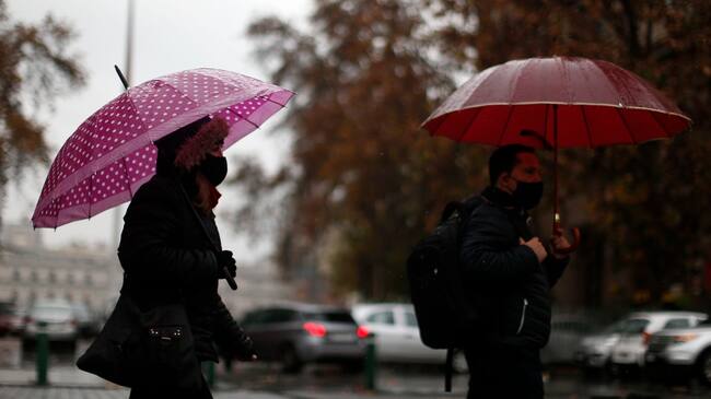 Lluvia en Santiago