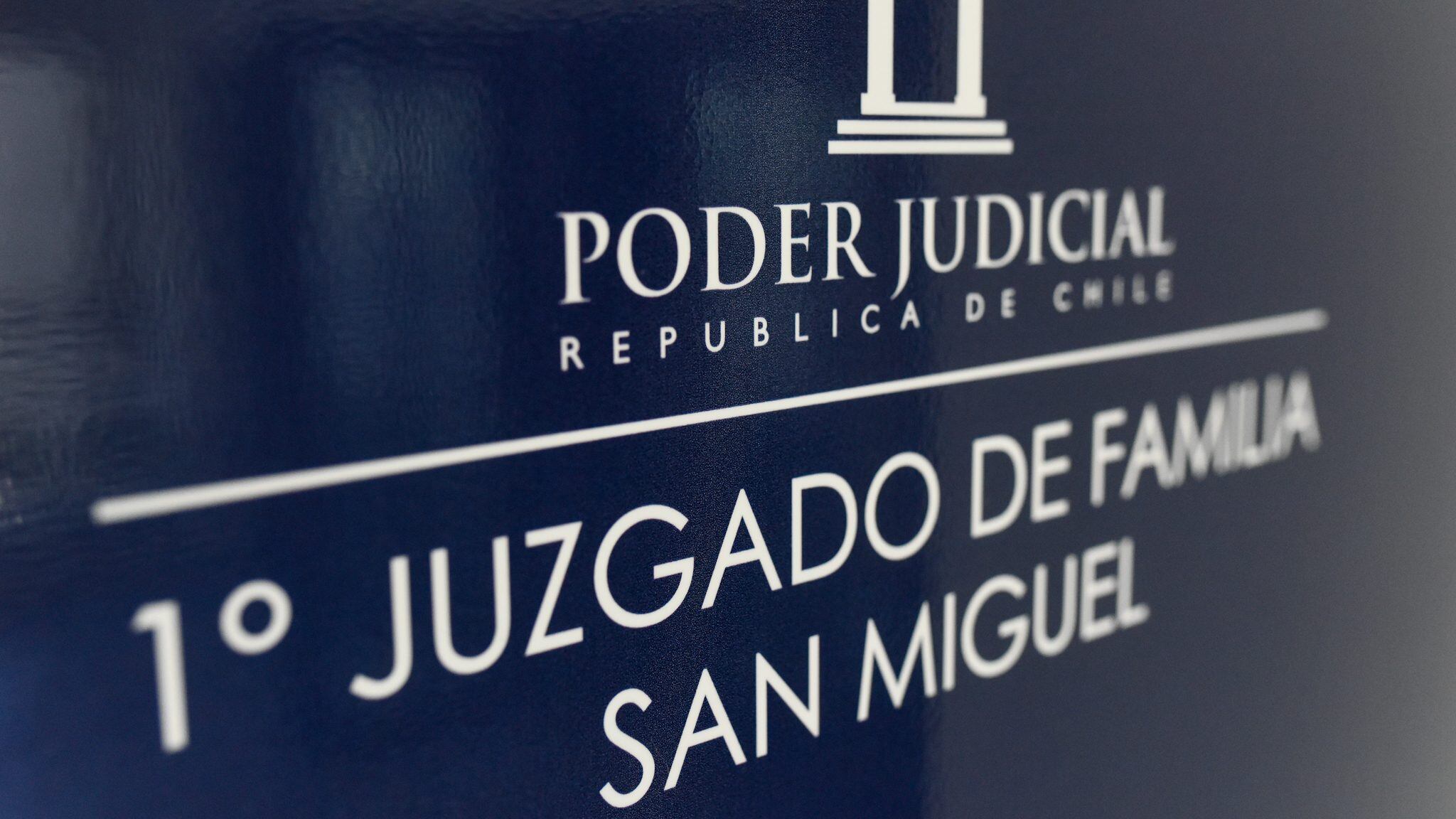 23 de Marzo del 2023 / SANTIAGOEn el marco de la entrega de cifras actualizadas del registro nacional de deudores de pensiones de alimentos e informa nueva modalidad  de apertura automática de cuentas bancarias en  audiencia para garantizar el cobro expedito de las pensiones, Juzgado de Familia de San Miguel.
FOTO: OSCAR GUERRA / AGENCIAUNO