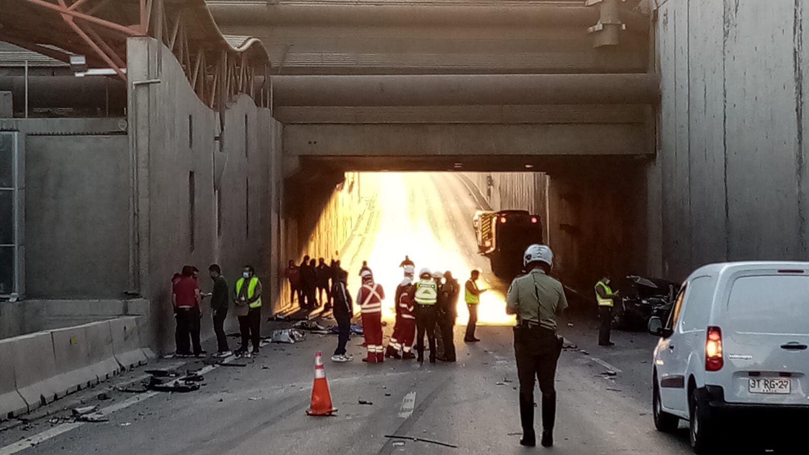 Accidente vehicular en La Cisterna