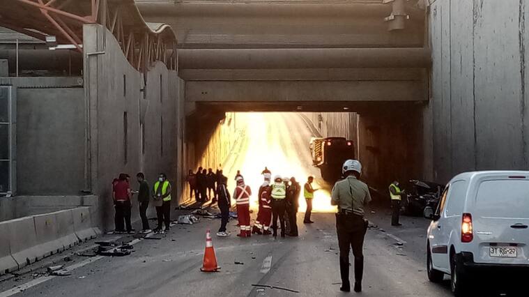 Accidente vehicular en La Cisterna