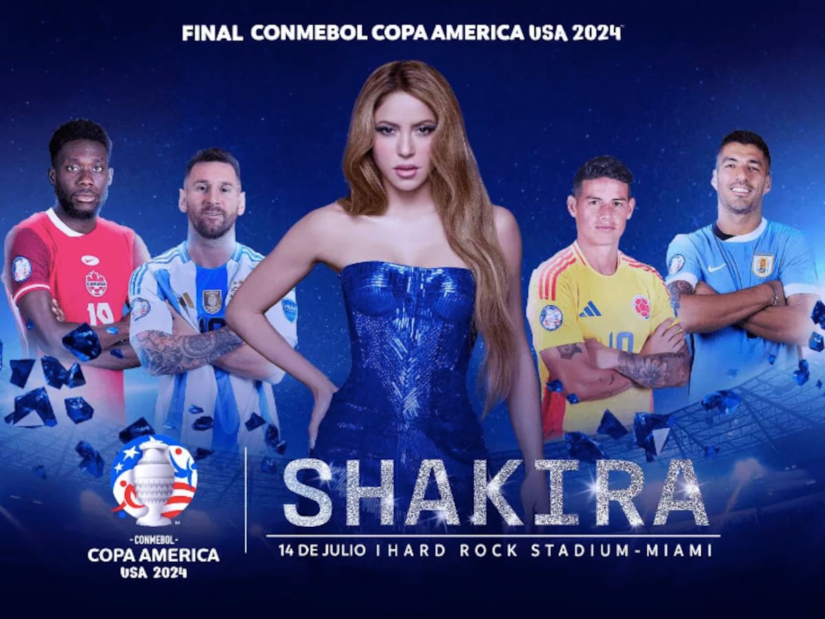 Copa América 2024: revisa a qué hora y dónde puedes ver el show de Shakira