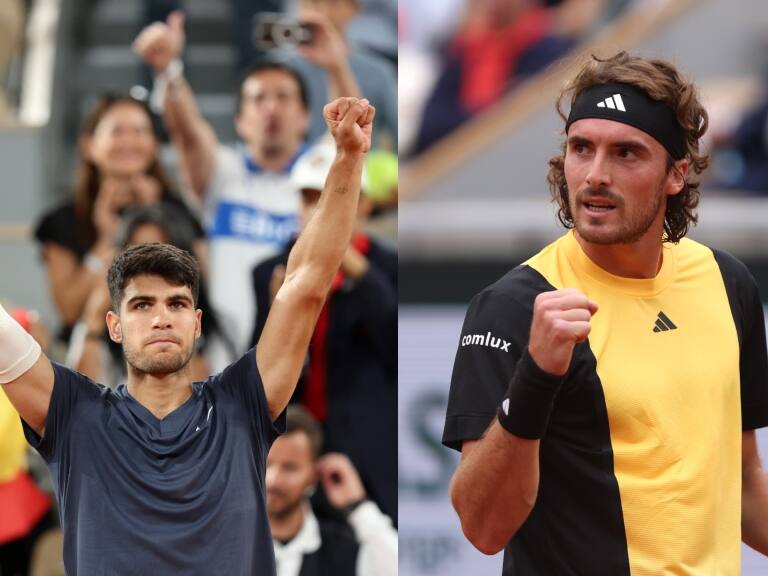 Carlos Alcaraz y Stefanos Tsitsipas avanzan a la tercera ronda de Roland Garros