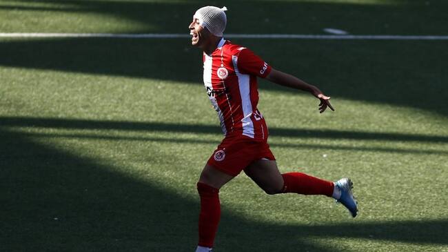 01 de Octubre de 2020/SANTIAGO Gonzalo Alvarez, celebra su gol,durante el partido valido por el Campeonato Nacional de Primera B 2020, entre Santiago Morning vs San Felipe, disputado en el Estadio Bicentenario de La Florida.
FOTO:Cristobal Escobar/Agencia UNO