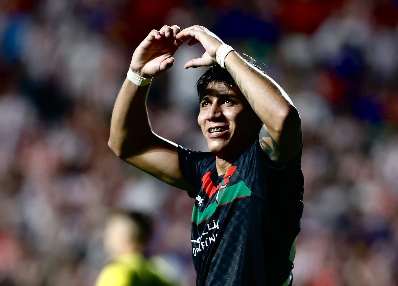 Junior Marabel, delantero de Palestino