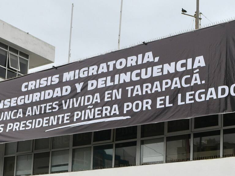 Lienzo en oficinas del Gobernador Regional de Tarapacá