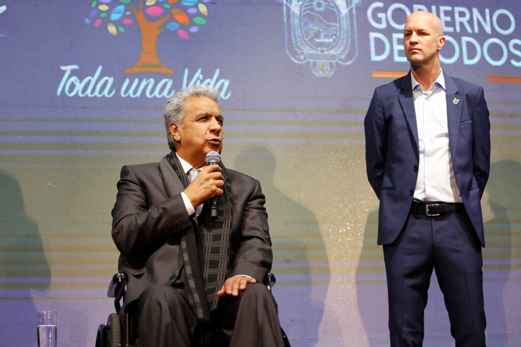 El gobernante ecuatoriano Lenin Moreno