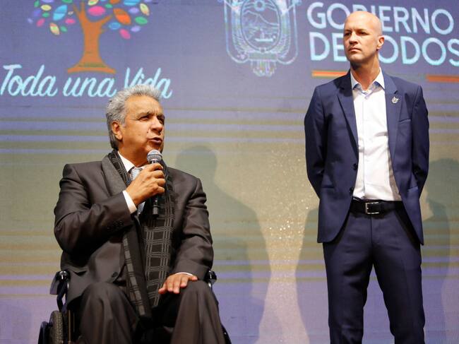 El gobernante ecuatoriano Lenin Moreno