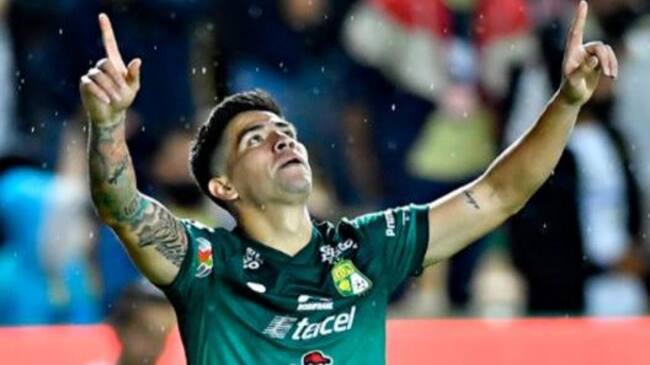 Víctor Dávila anotó un gol por León en el duelo ante el América por la Liga Mexicana