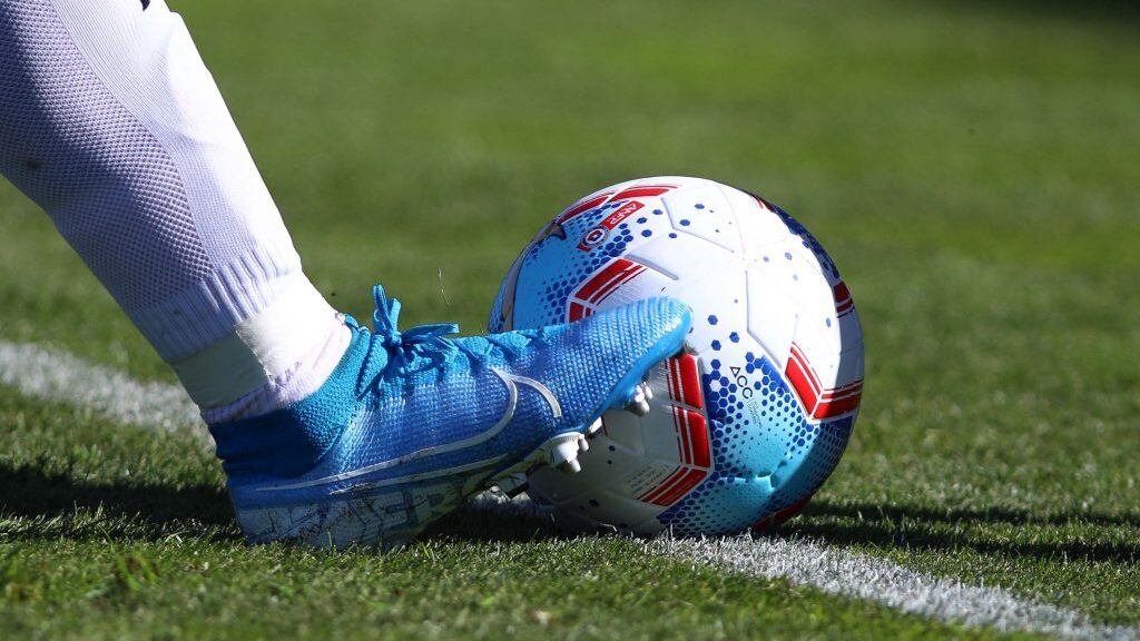 14 DE SEPTIEMBRE DE 2020/RANCAGUAPelota del campeonato, durante el partido valido por la undcima fecha del Campeonato Nacional AFP PlanVital 2020, entre Universidad de Chile vs Cobresal, disputado en el estadio El Teniente.
FOTO: SEBASTIAN ORIA/AGENCIAUNO