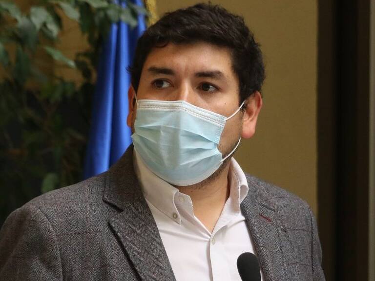 08 DE SEPTIEMBRE DE 2021/VALPARAISOEl diputado Camilo Morán ofrece un punto de prensa en la Cámara de Diputados.
FOTO: LEONARDO RUBILAR CHANDIA/AGENCIAUNO