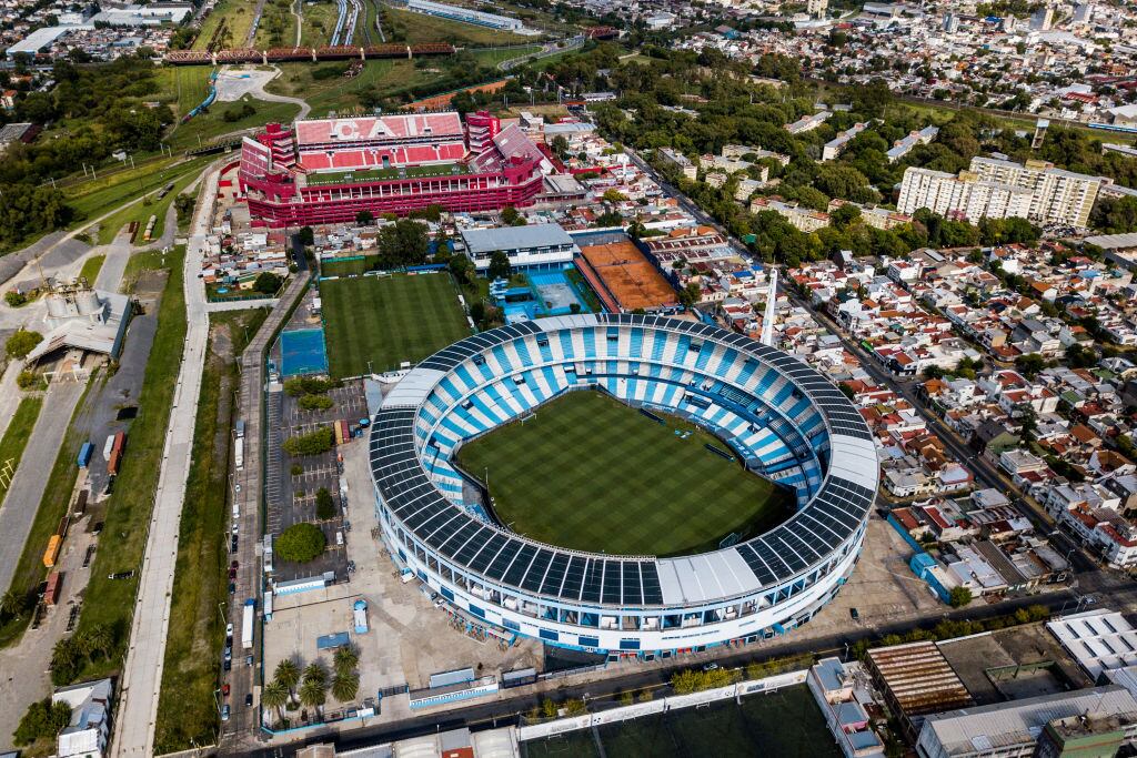 Los estadios vacíos de la ciudad de Avellaneda por la pandemia del Covid-19