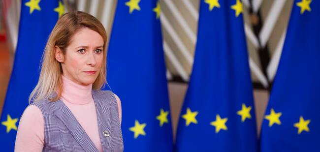 La alta representante de la UE para la Política Exterior, Kaja Kallas.